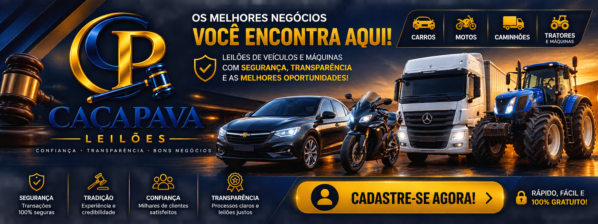 Cadastre-se e Participe