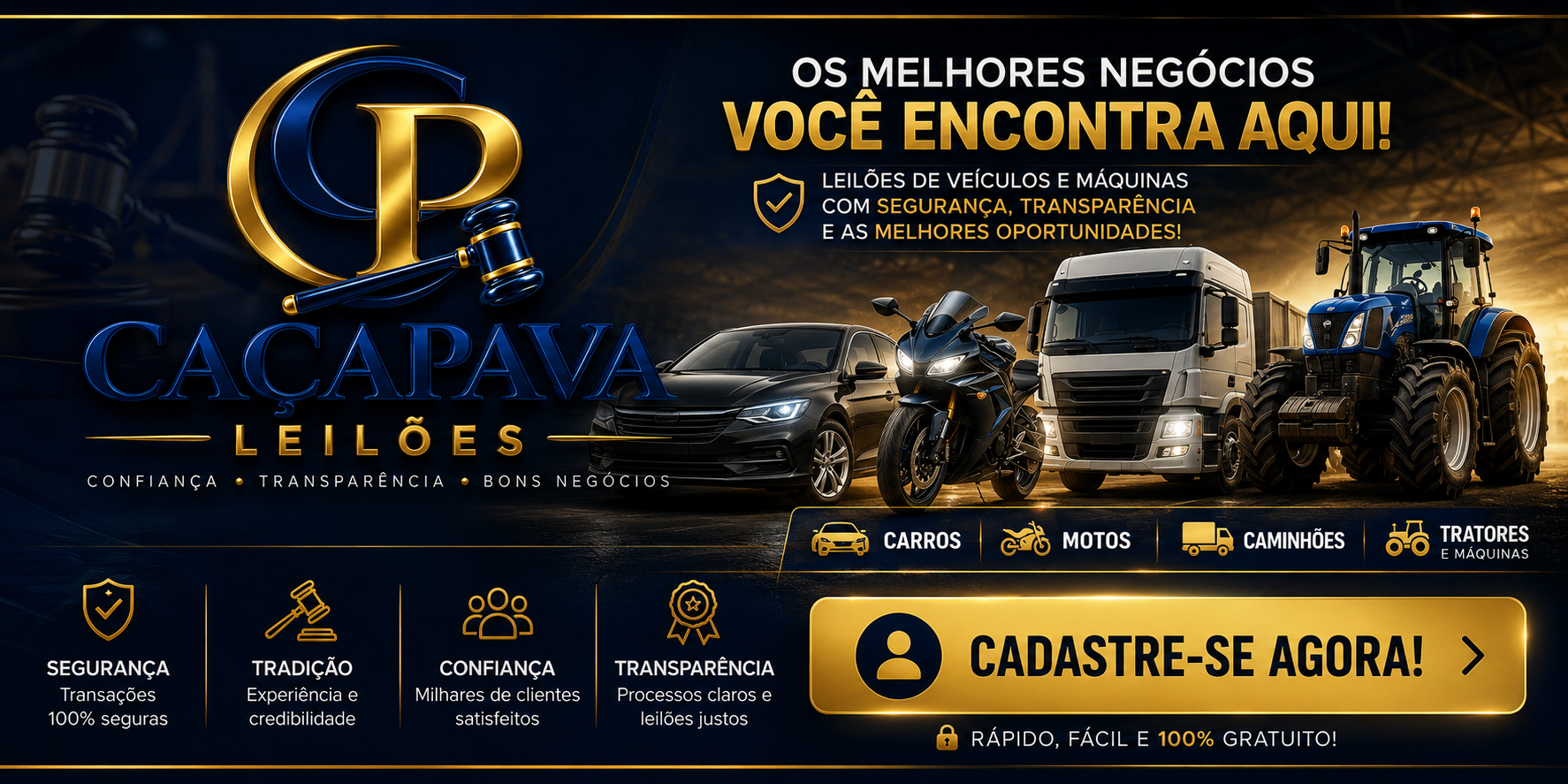 Cadastre-se e Participe